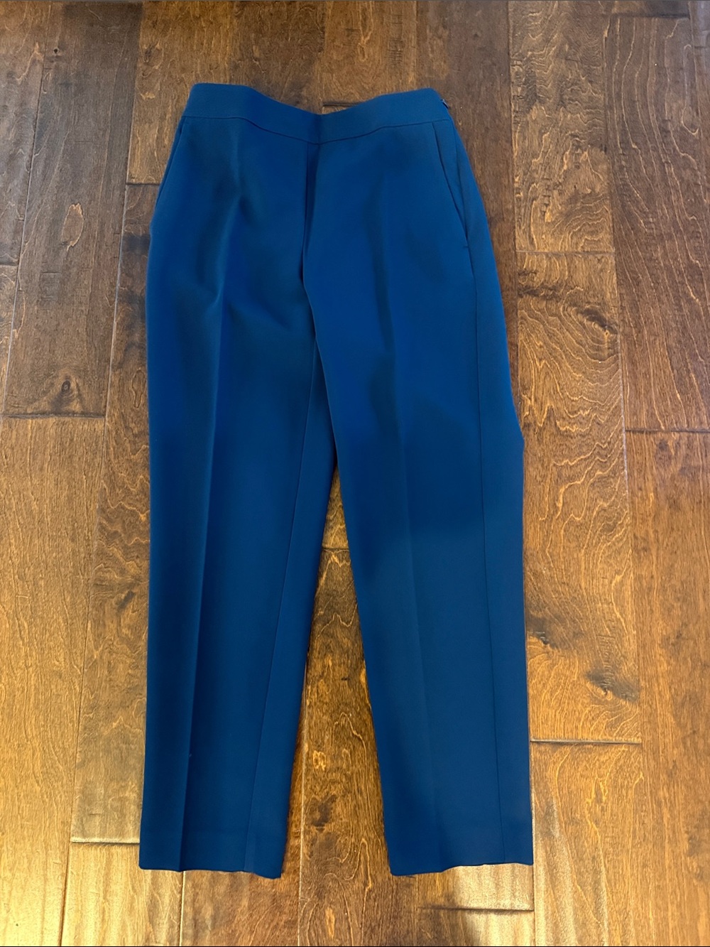 Ann Taylor Side Zip Ankle Pant in Fluid Crepe